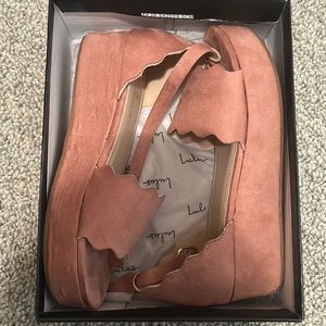 dusty rose heels